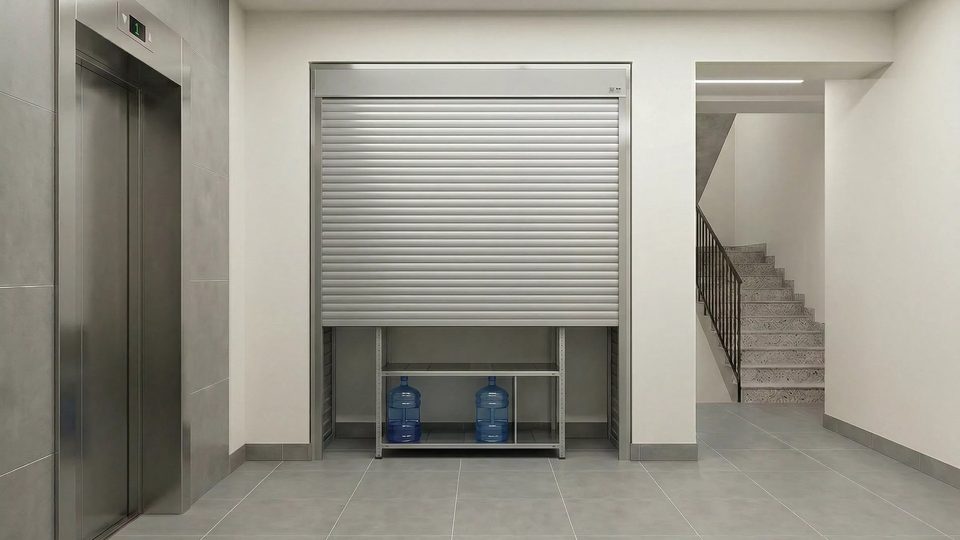 Роллетные шкафы в подъезд